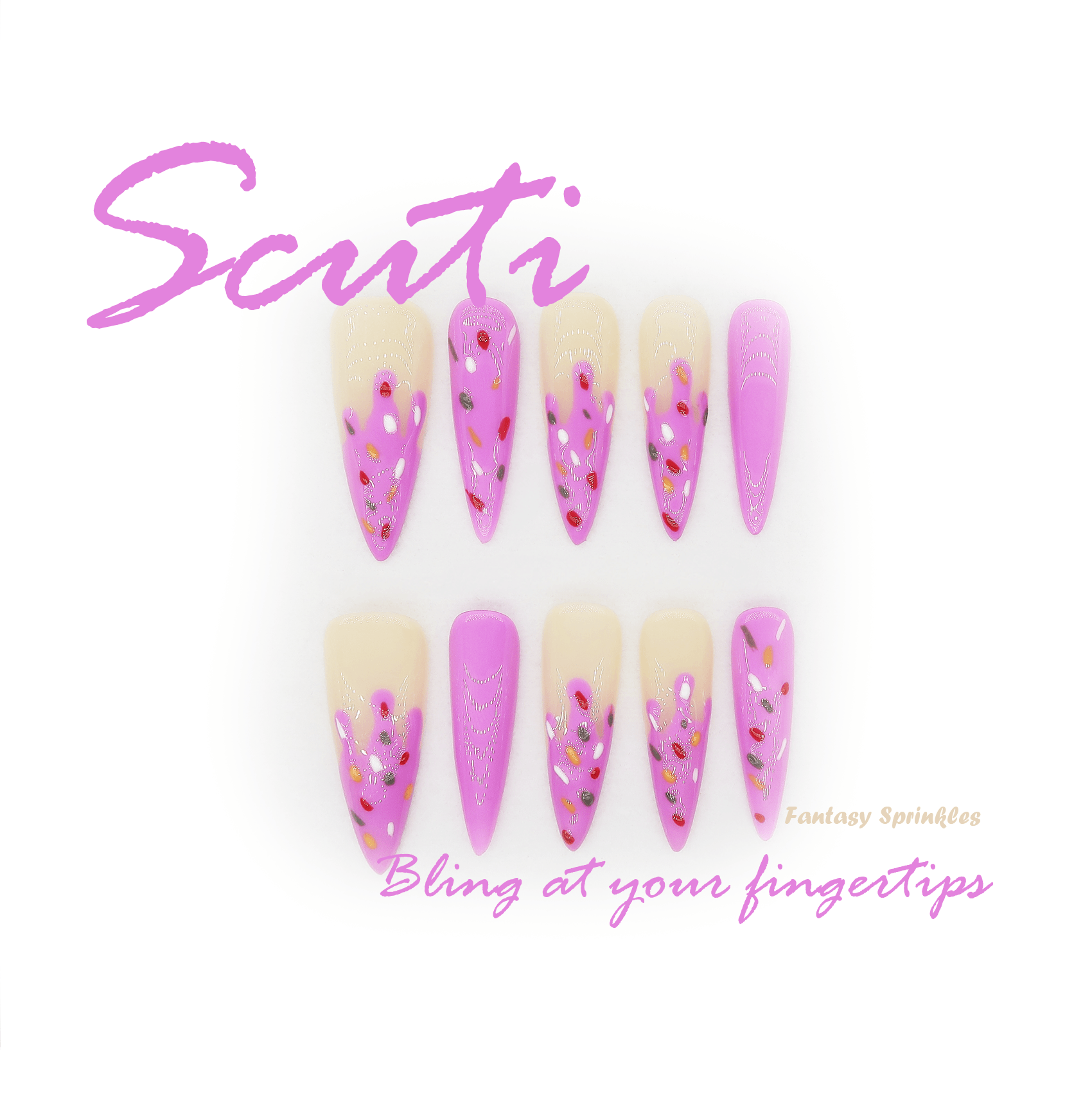 Handmade luxury press-on nails