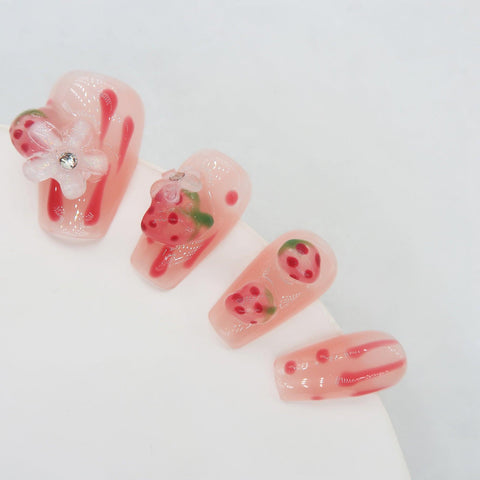 Strawberry Nails